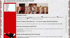 Desktop Screenshot of btsneustadt-karate.de